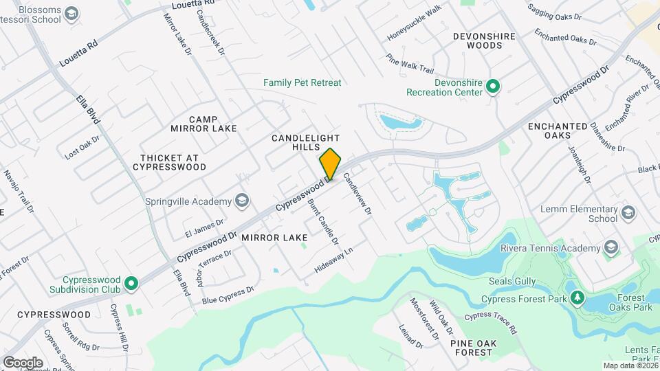 3226 Candlepine Dr Map and Location Details