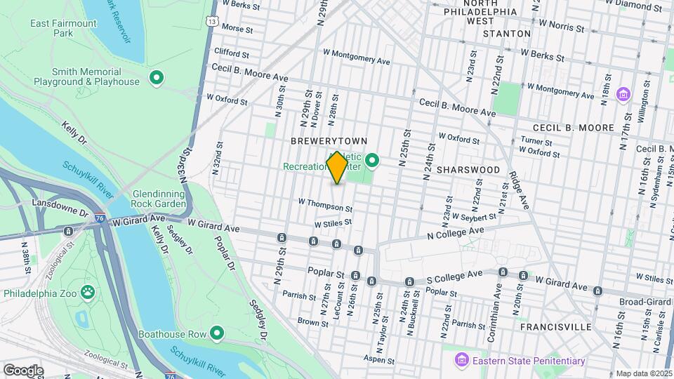 1335 N Marston St Map and Location Details