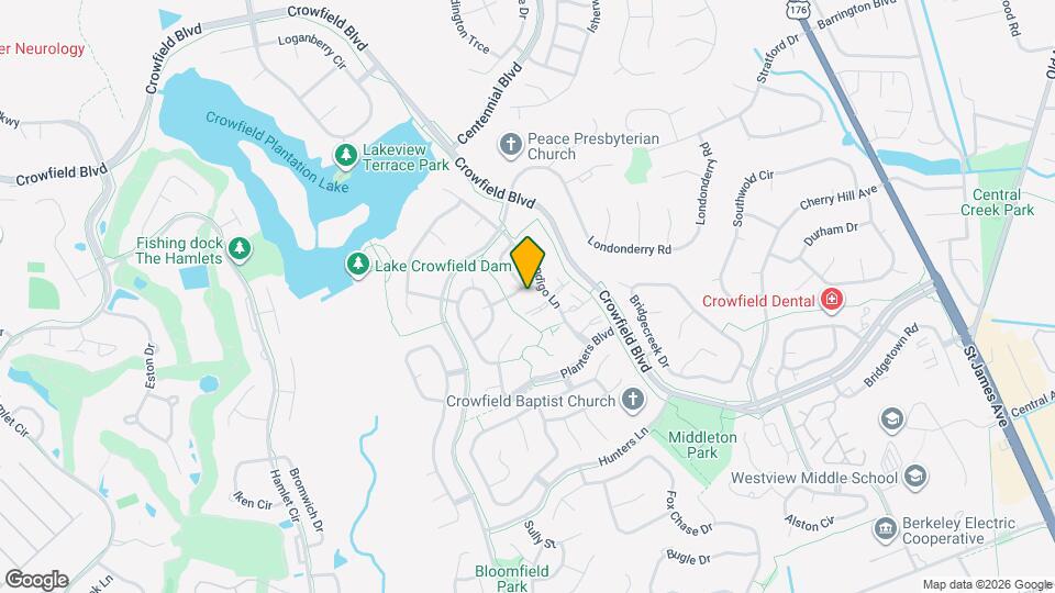 105 Mallory Dr Map and Location Details