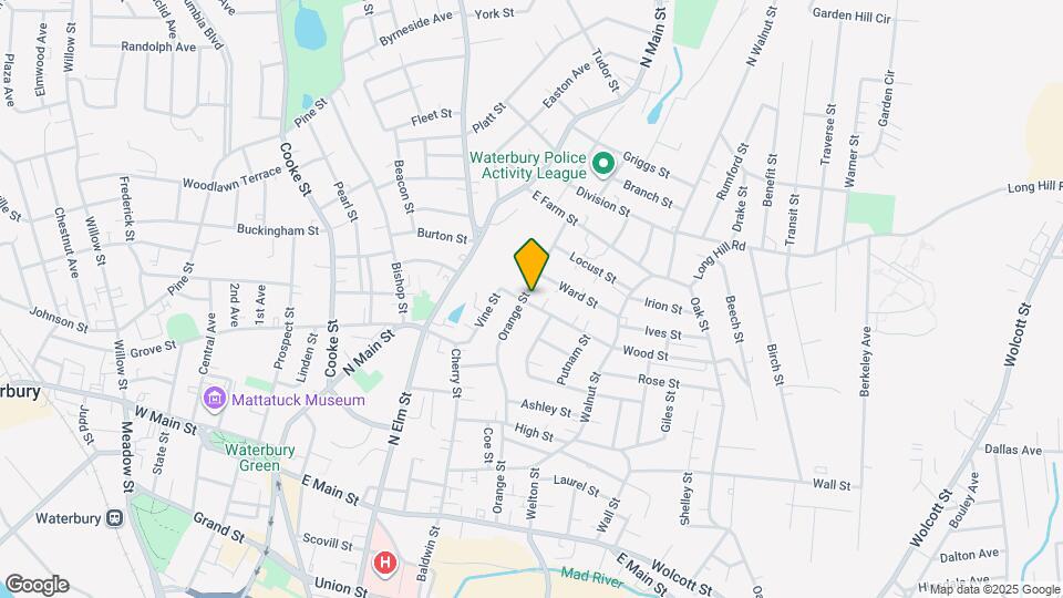 250 Orange St Mapa y Detalles de la Ubicación