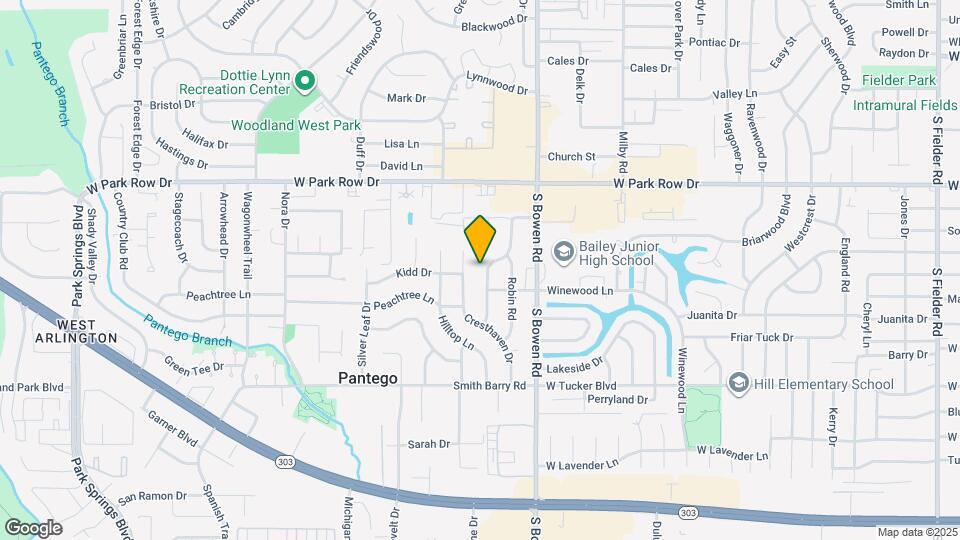 1618 Oakridge Dr Map and Location Details