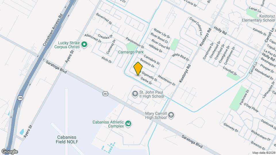 2945 Dante Dr Mapa y Detalles de la Ubicación