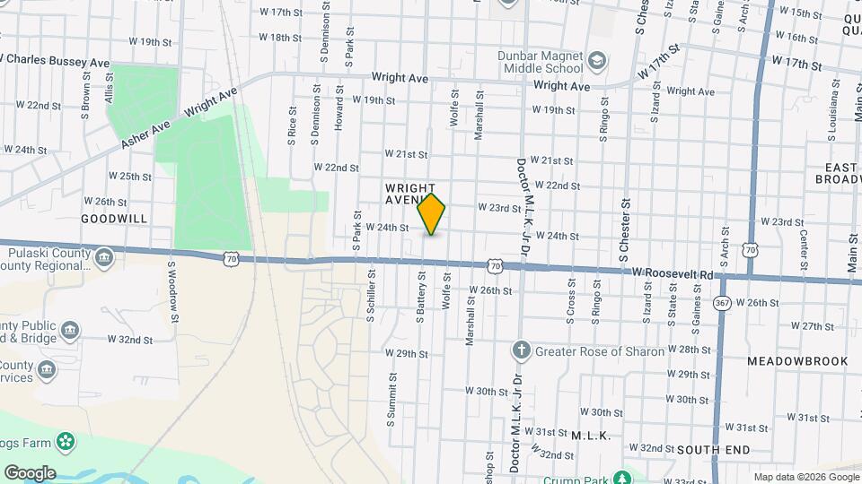 2405 S Battery St Map and Location Details