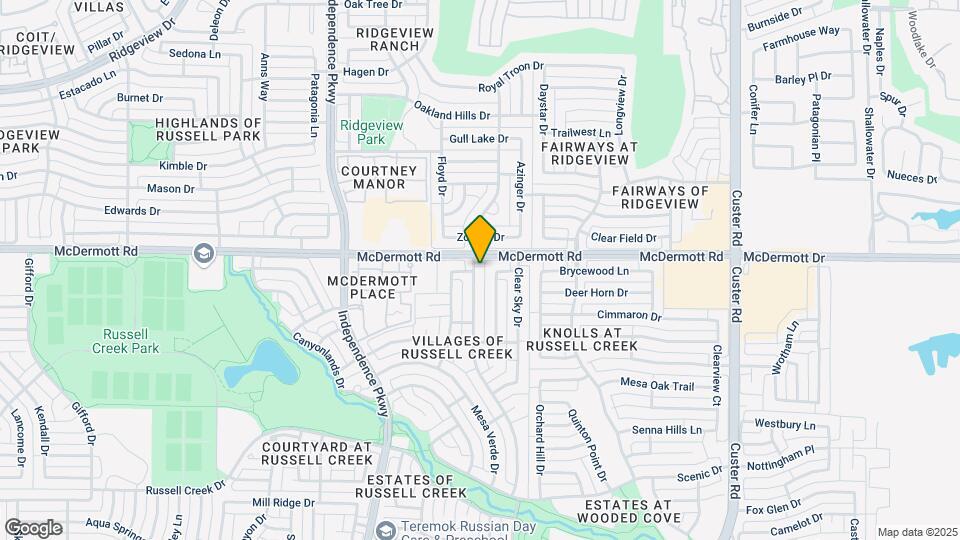 8924 High Meadows Dr Map and Location Details