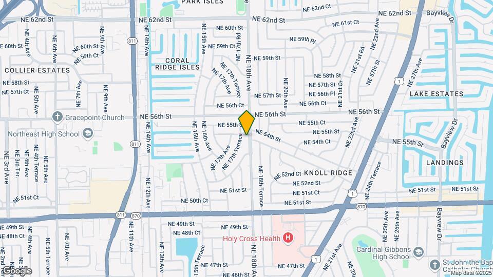 5311 NE 18th Ave Map and Location Details