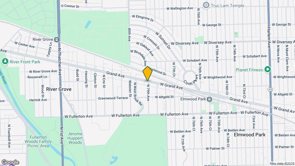 7901 W Grand Ave Mapa y Detalles de la Ubicación