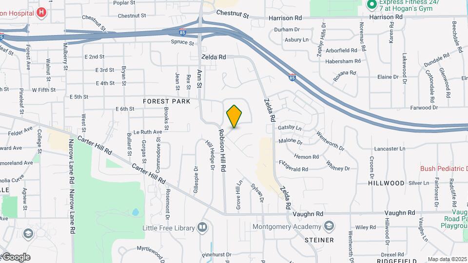 2714 Green Oaks Dr Map and Location Details