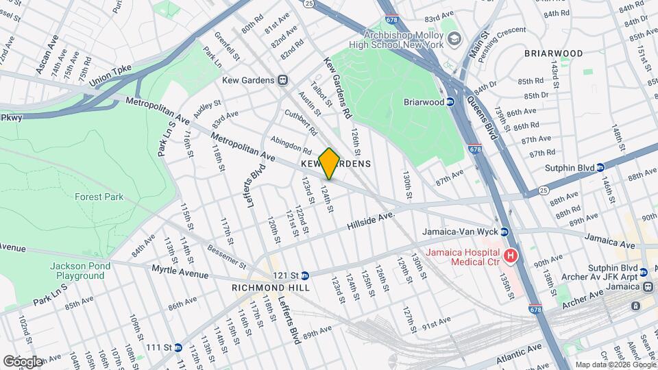 124-14 Metropolitan Ave Map and Location Details