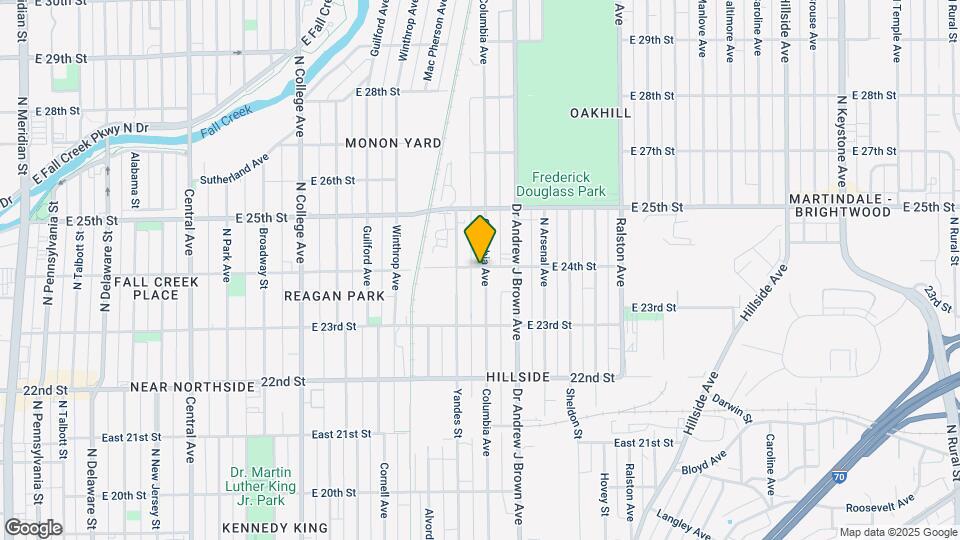 2366 Columbia Ave Map and Location Details