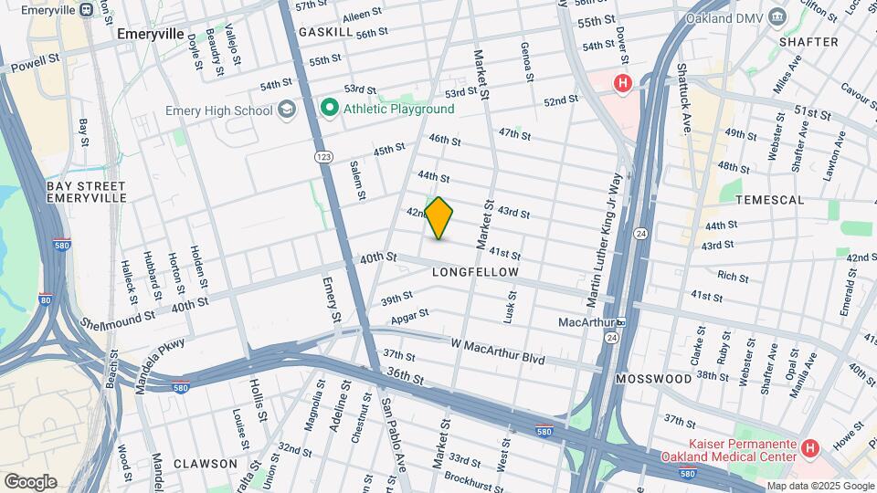 4080 Linden St Mapa y Detalles de la Ubicación