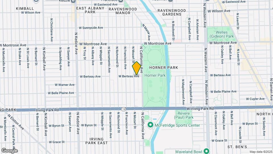 2817 W Berteau Ave, Unit 3 Mapa y Detalles de la Ubicación