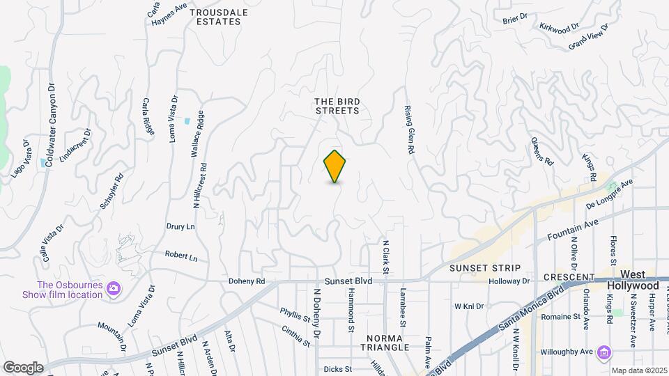 1365 N Wetherly Dr Map and Location Details
