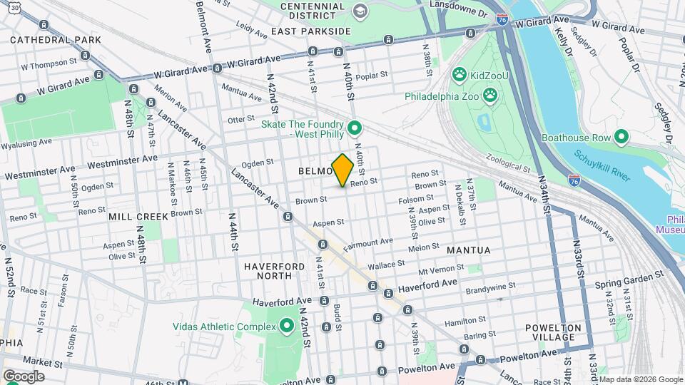 808 N Preston St Map and Location Details