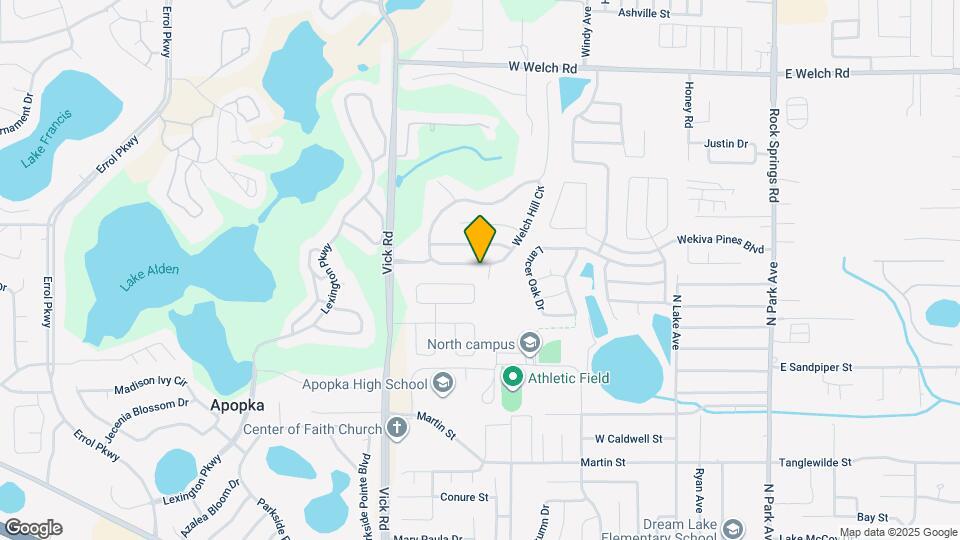 936 Welch Hill Cir Map and Location Details