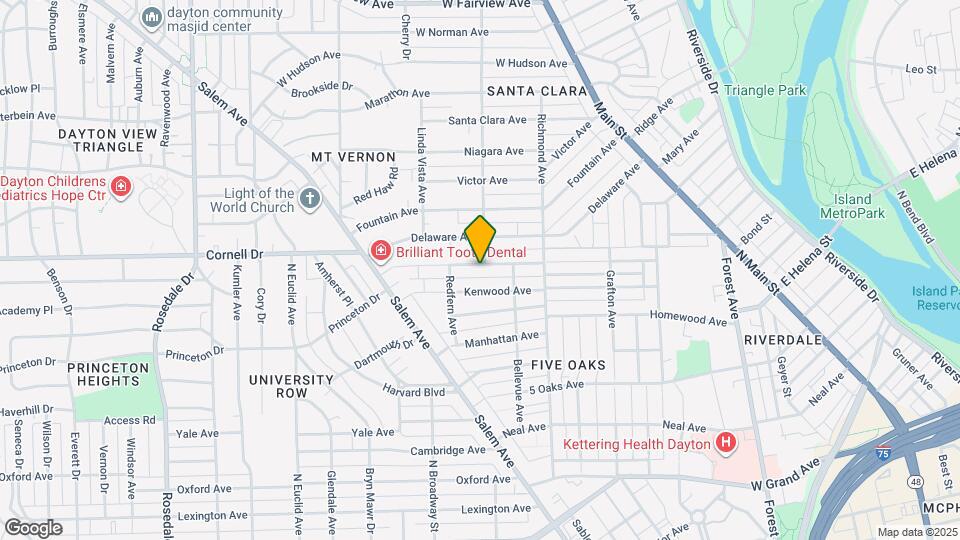 600 Kenilworth Ave Map and Location Details