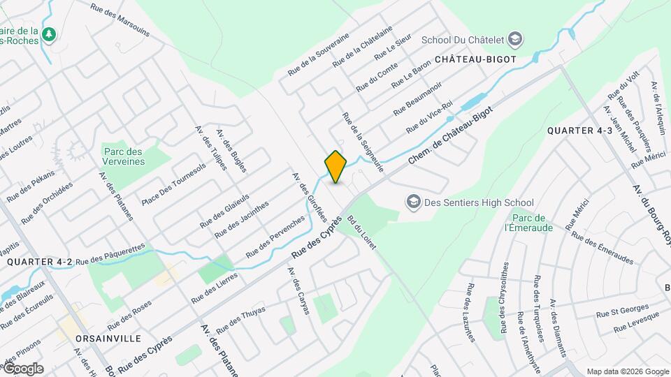 1502 Du Loiret Boul Map and Location Details