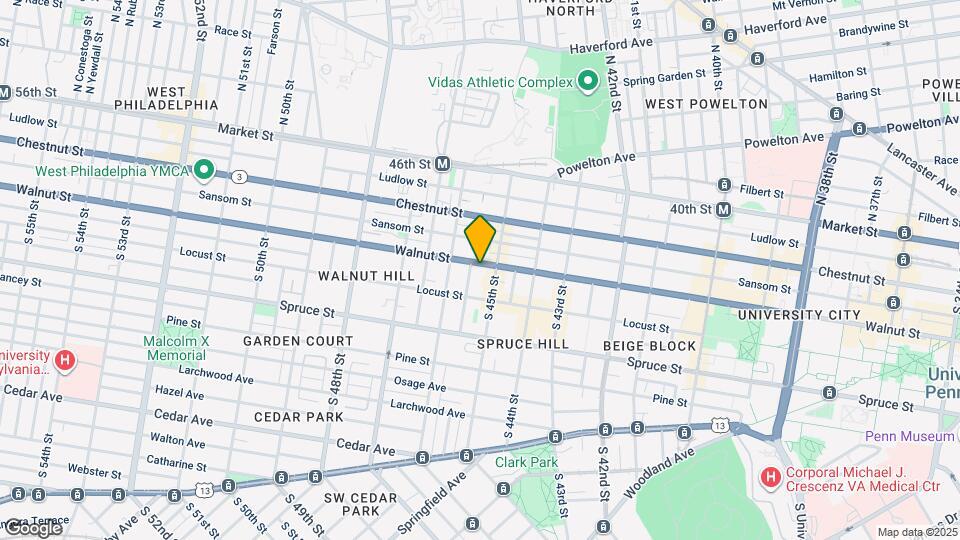 4514 Walnut St Map and Location Details
