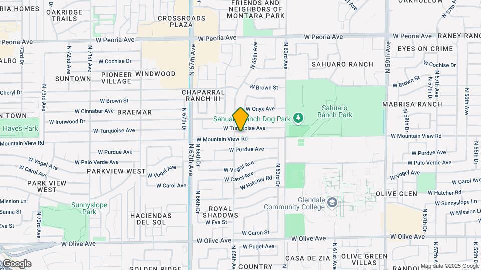 6438 W Mountain View Rd Map and Location Details