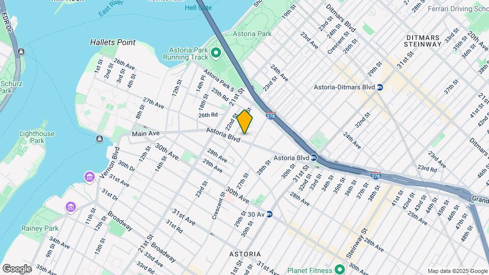 2323 Astoria Blvd Map and Location Details