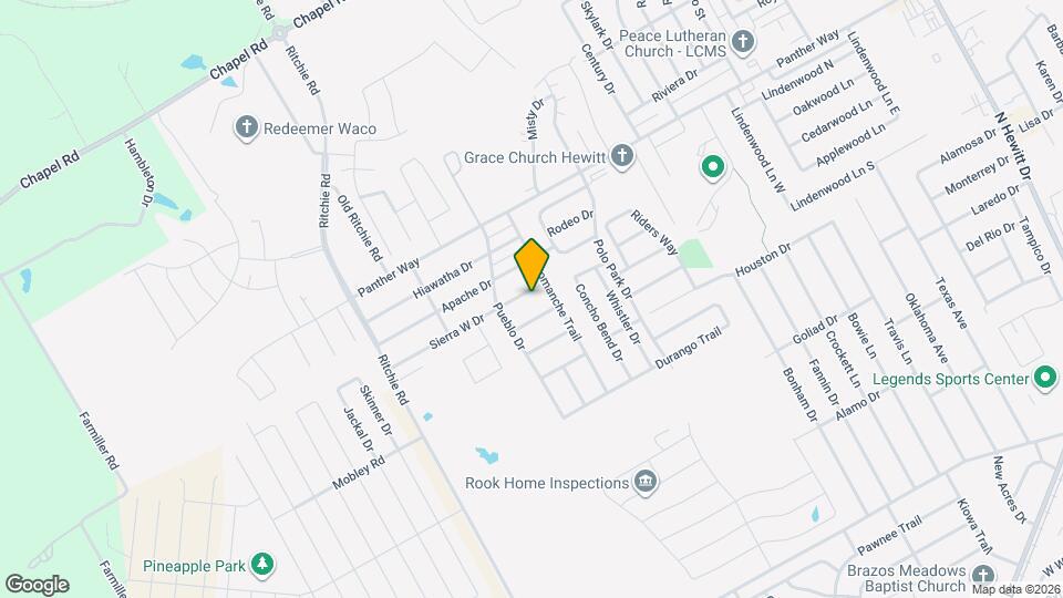 10312 Sierra W Dr Map and Location Details