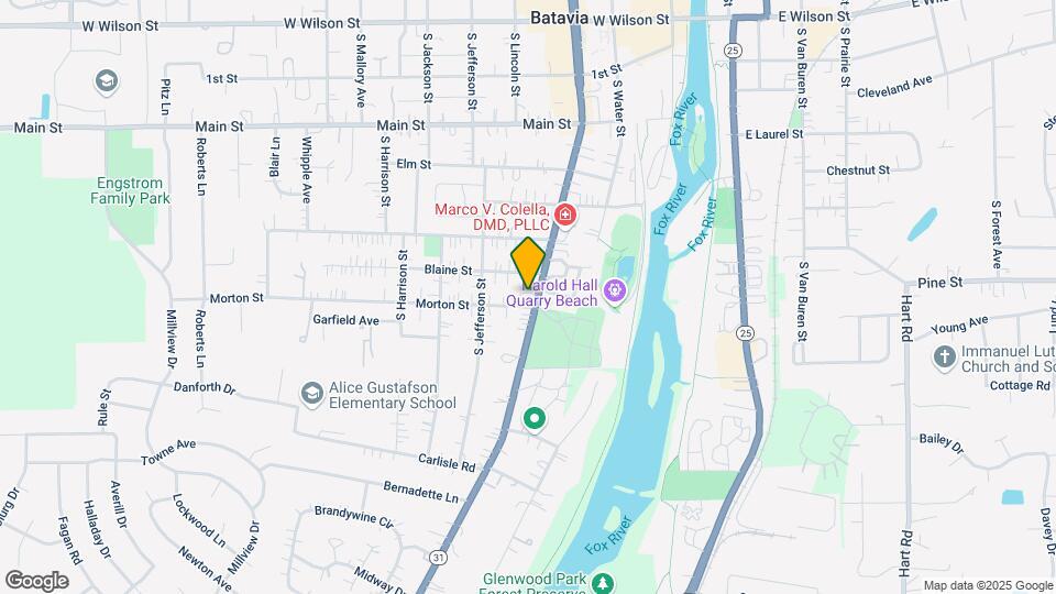 629 S Batavia Ave Map and Location Details