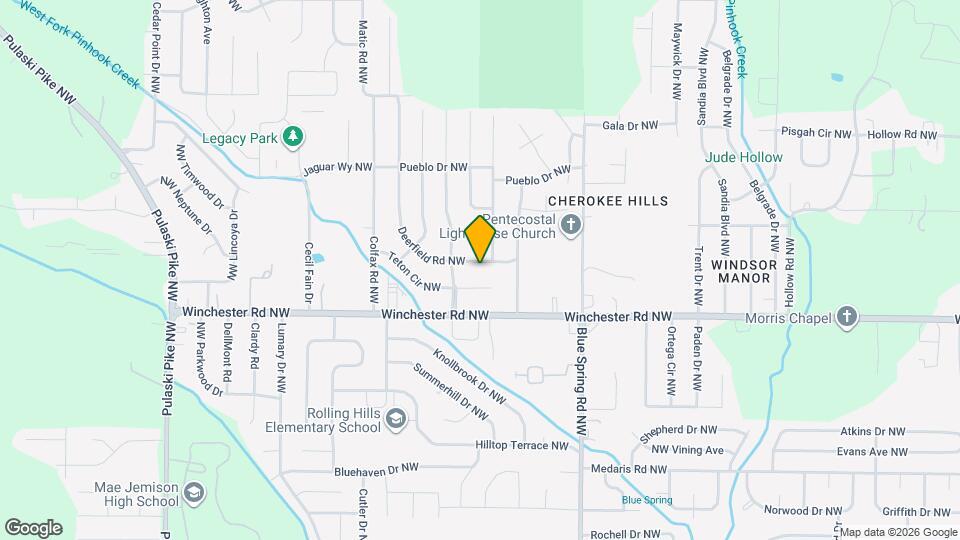 3017 Deerfield Rd NW Map and Location Details