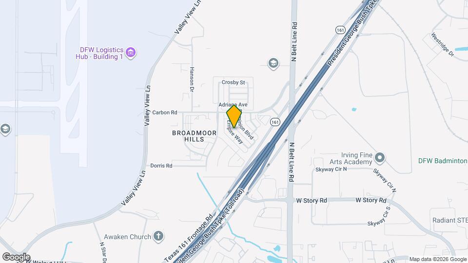 4936 Empire Way Map and Location Details