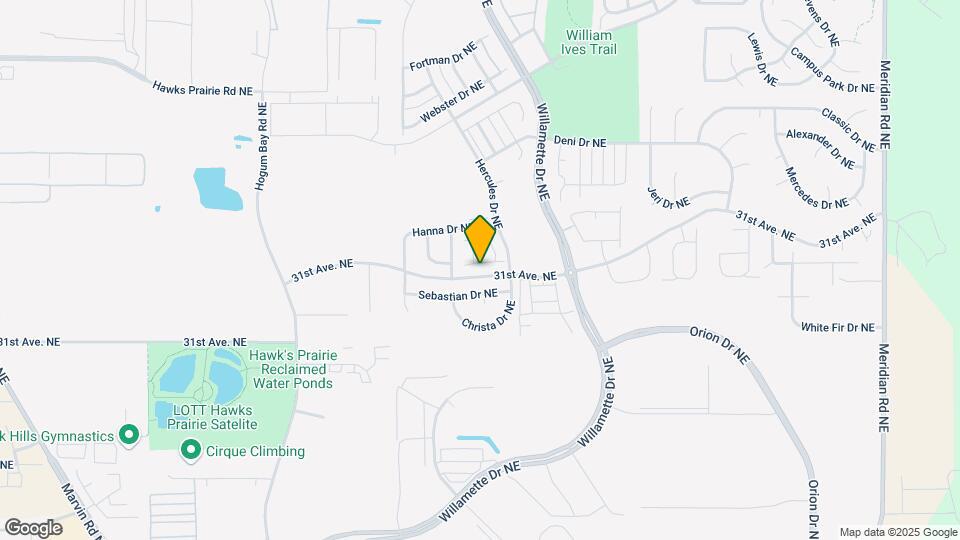 8733 Hanna Ln NE Map and Location Details