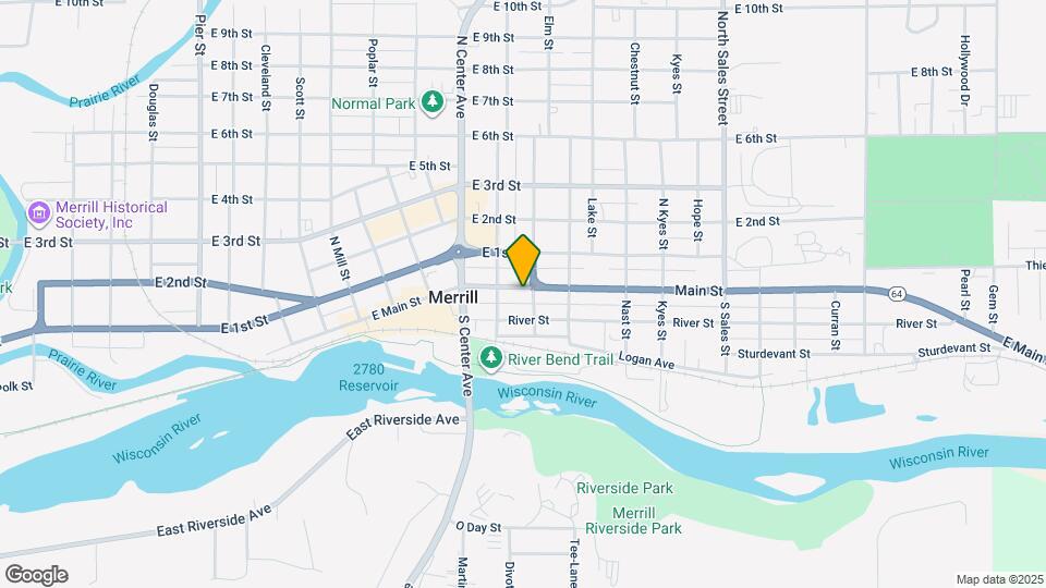 1319 E Main St Map and Location Details