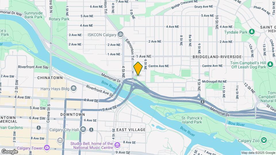 640 Mcdougall Rd NE Map and Location Details