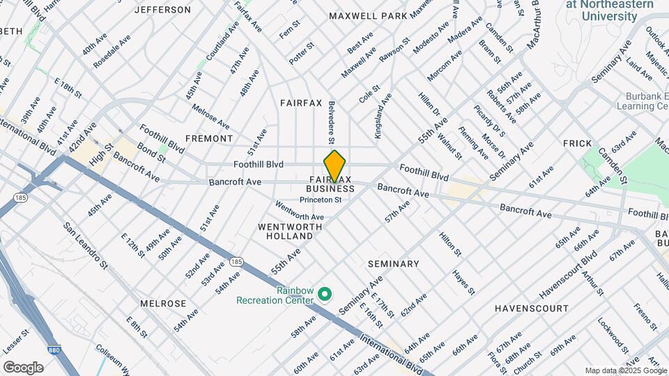 5439 Bancroft Ave Mapa y Detalles de la Ubicación