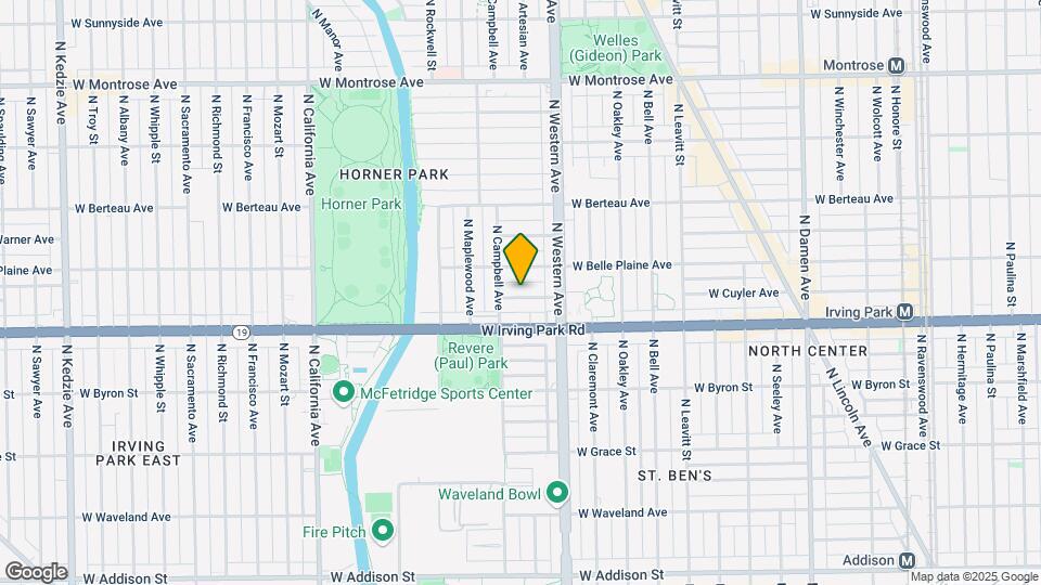 2440 W Cuyler Ave Map and Location Details