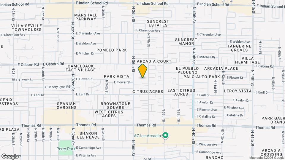 3148 N 37th St Map and Location Details