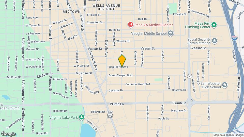 1512 Locust St Map and Location Details