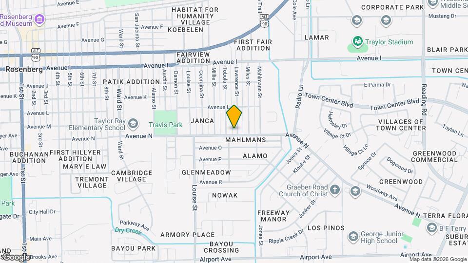 1518 Lawrence St Map and Location Details