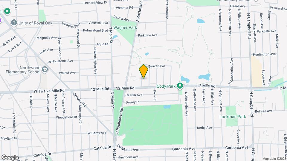1824 Westgate Ave Mapa y Detalles de la Ubicación