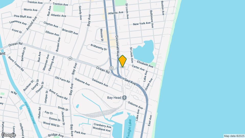 1601 West St Mapa y Detalles de la Ubicación
