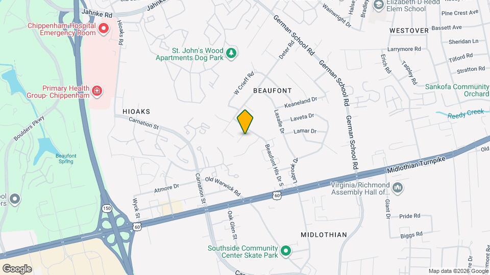 6207 Beaufont Hills Ct Map and Location Details
