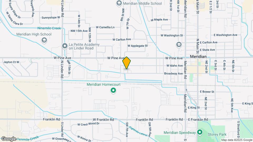 710 W Broadway Ave Map and Location Details