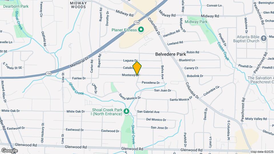 2957 Monterey Dr Map and Location Details