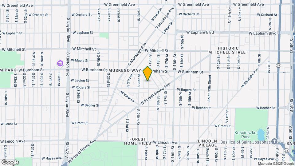 1959 S 19th St Map and Location Details