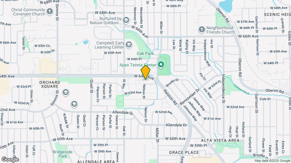 10594 W 63rd Ln Map and Location Details