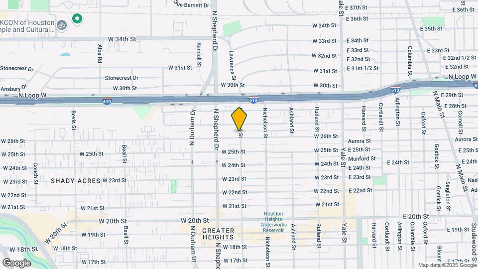 2609 Lawrence St Map and Location Details