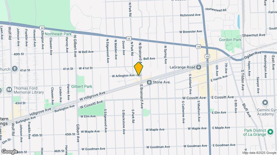 808 W Arlington Ave Map and Location Details