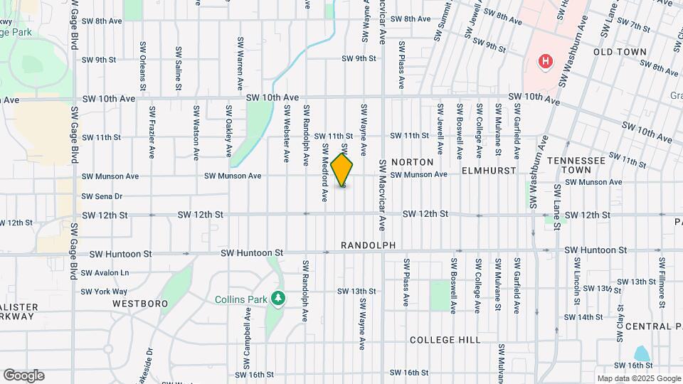 1165 SW High Ave Map and Location Details