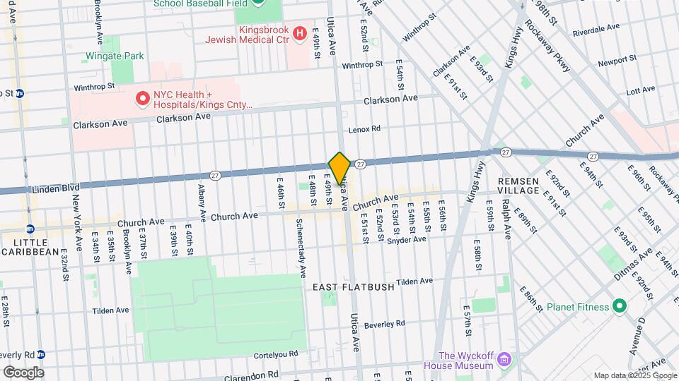 840 Utica Ave Map and Location Details