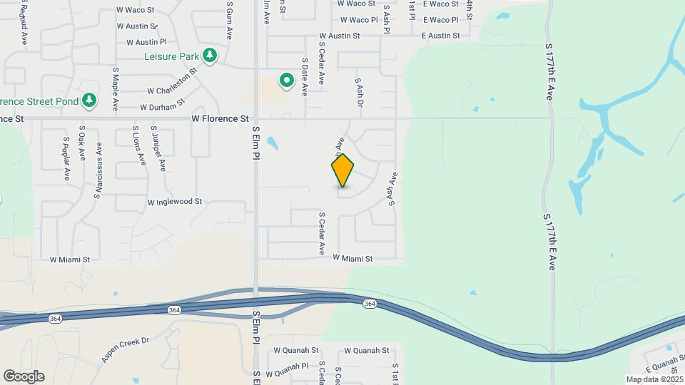 5017 S Birch Ave Map and Location Details