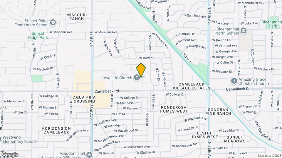 5066 N 79th Ln Map and Location Details