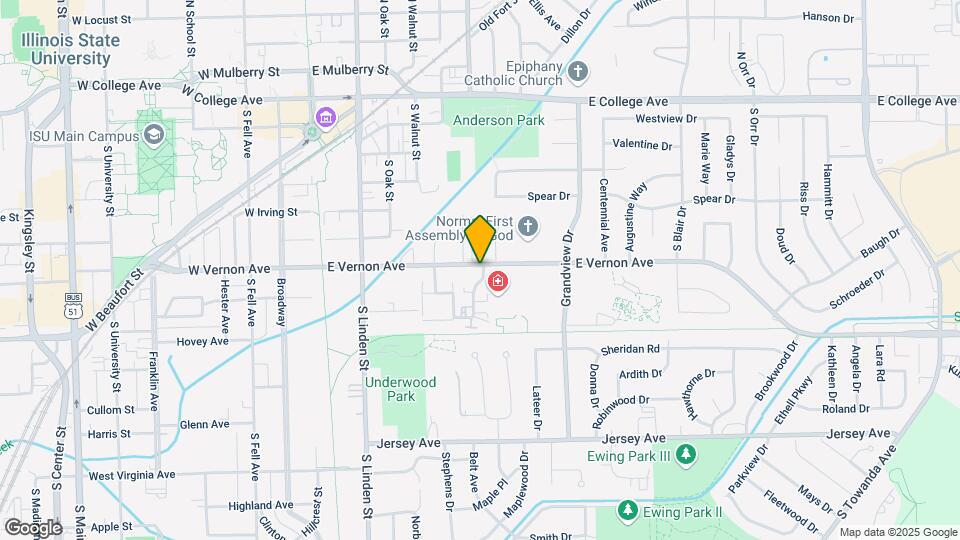 403 E Vernon Ave Map and Location Details