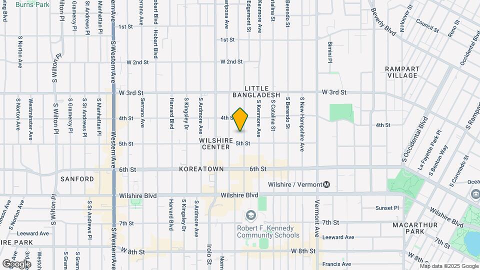 443 S Alexandria Ave Mapa y Detalles de la Ubicación